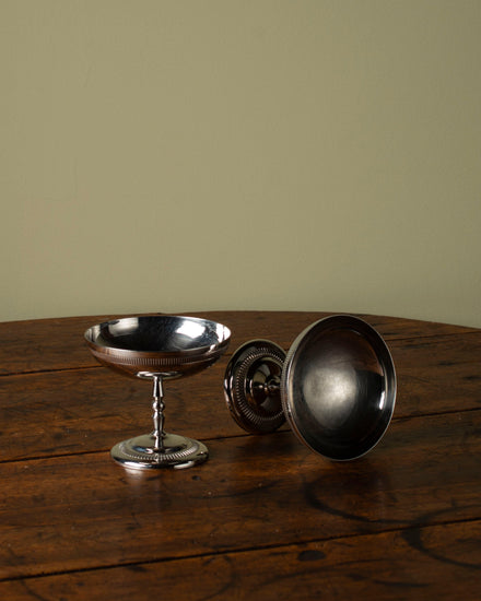 Pair of Vintage Silver Coupes