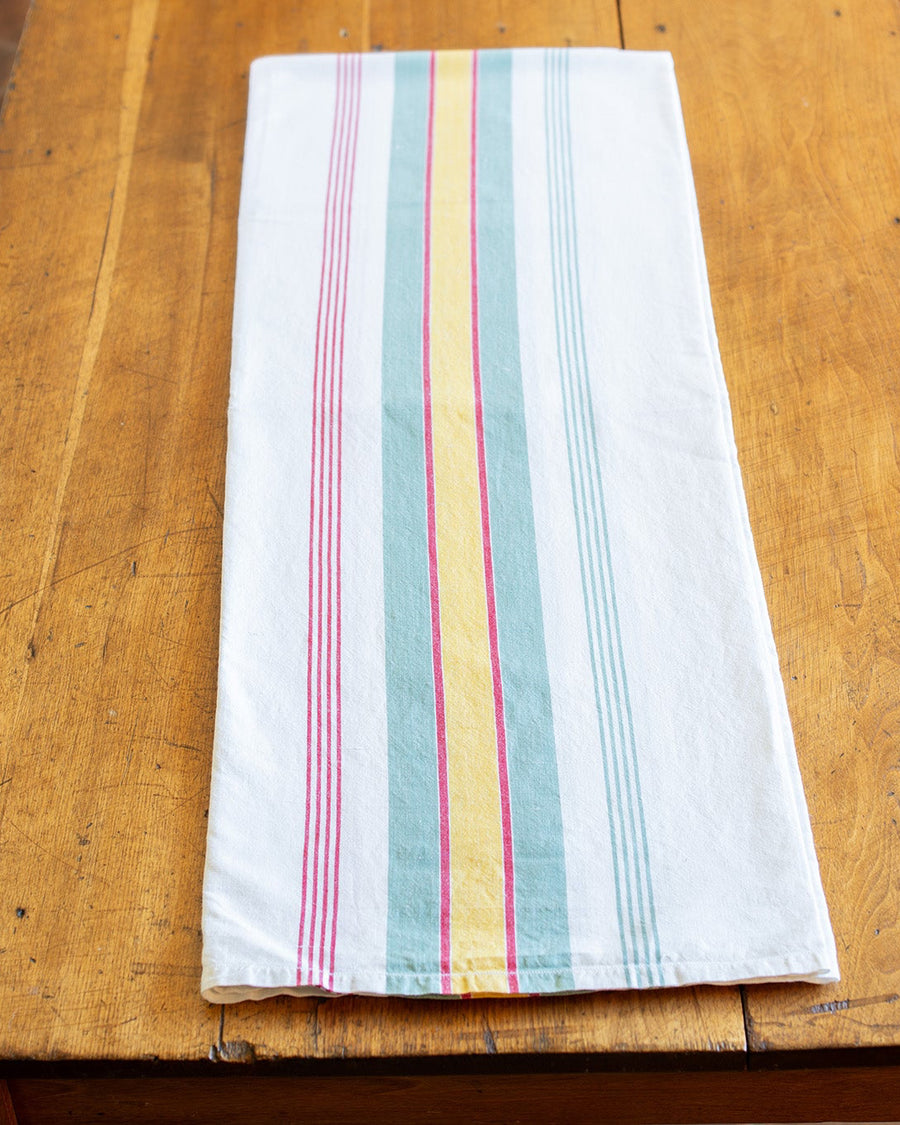 French Striped Kitchen Tablecloth