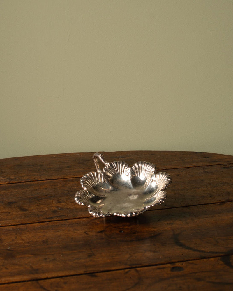 French Silver Lily Pad Dish